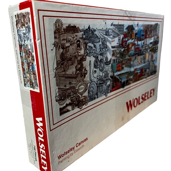 Wolseley Canvas Jigsaw Puzzle by Elsworth 748 Piece 32 x 12 Autos Transportation - Picture 4 of 6